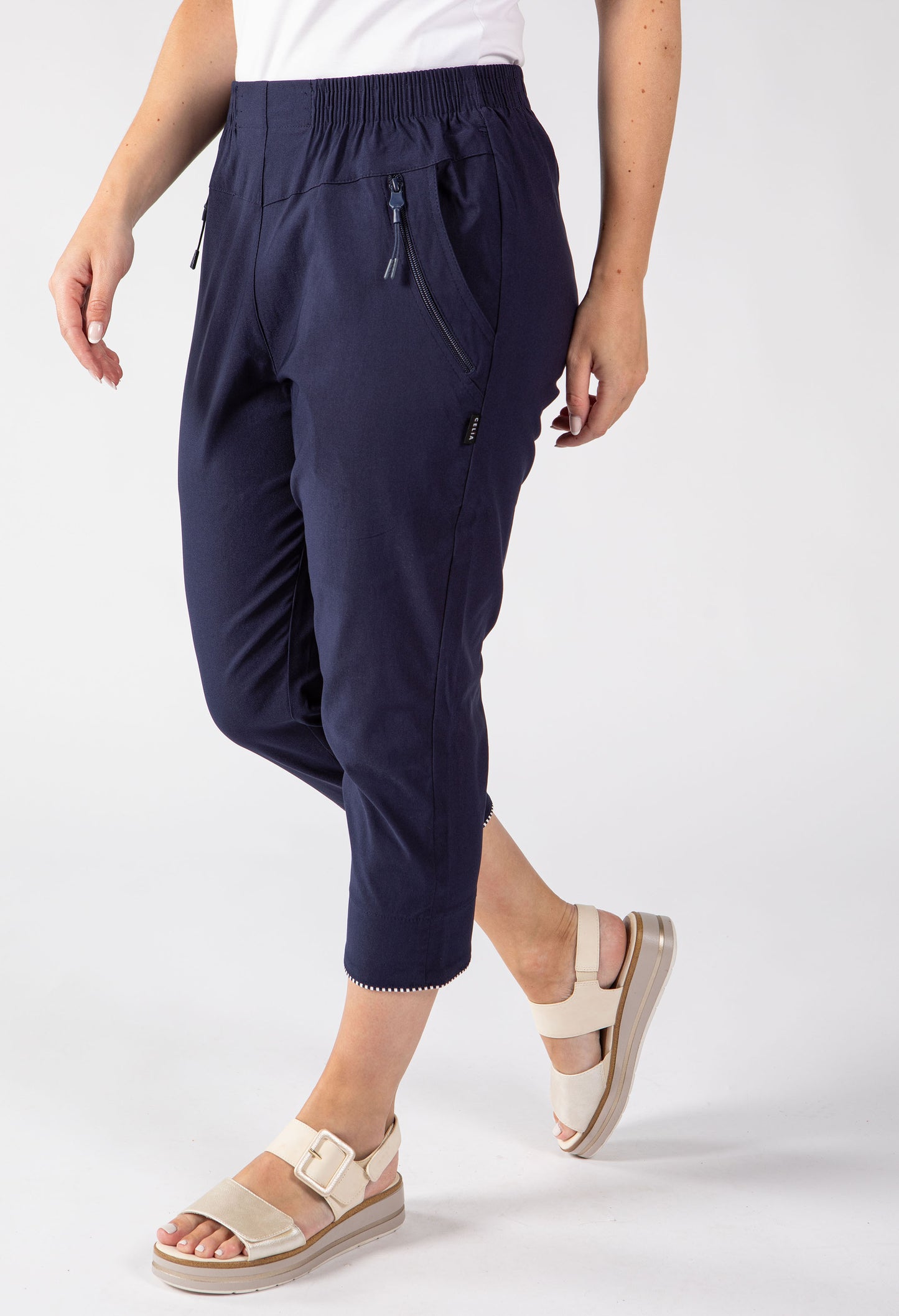 Pull On Capri Trousers