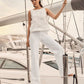 Crew Neck Sleeveless Top