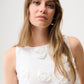 Crew Neck Sleeveless Top