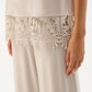 Chic Top with Embroidered Hem