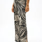 Wide-leg Abstract Trousers