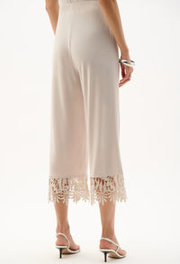 Wide-leg Cropped Trousers