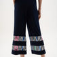 Striped Casual High-waisted Trousers