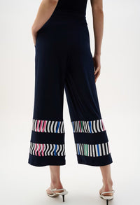 Striped Casual High-waisted Trousers