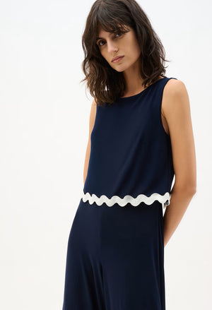 Cropped Sleeveless Jumpsuit