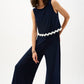 Cropped Sleeveless Jumpsuit