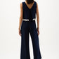 Cropped Sleeveless Jumpsuit