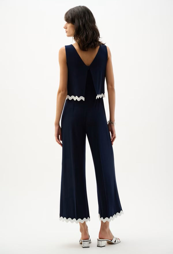 Cropped Sleeveless Jumpsuit