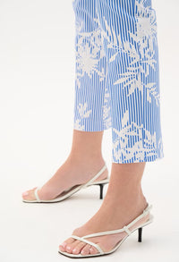 City Scape High-waisted Cropped Trousers