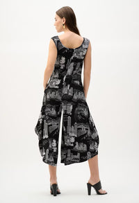 Cropped Sleeveless Jumpsuit