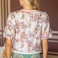 Paisley Embroidered Top