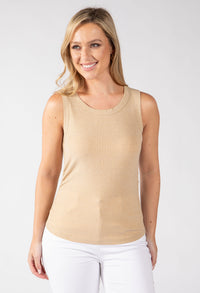 Sleeveless Ribbed Top
