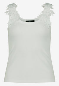 Floral Detail Sleeveless Top