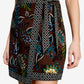 Wrap Style Printed Skirt