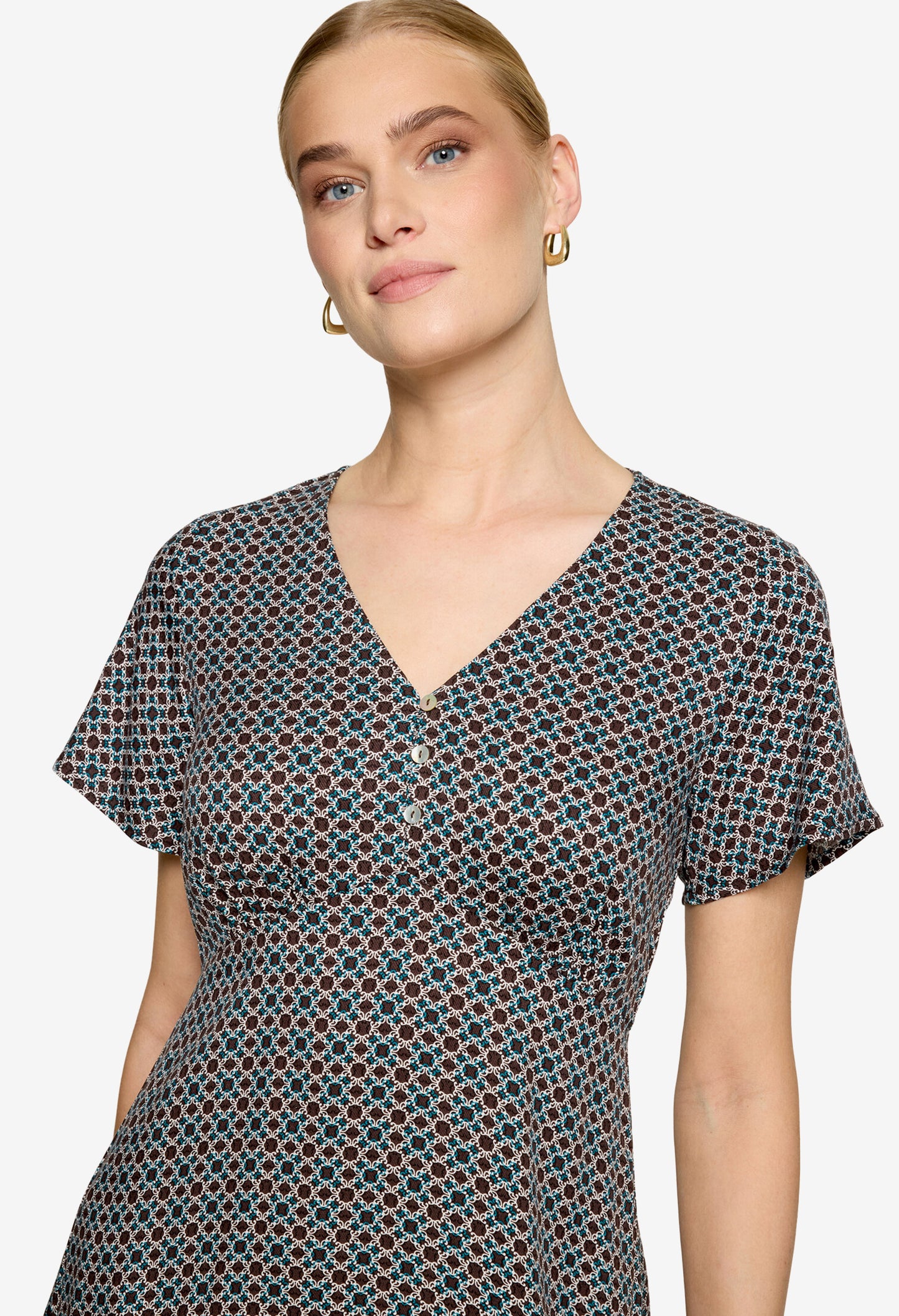Mosaic Print Dress