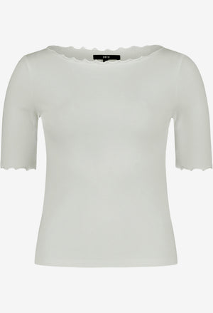 Scalloped Detail Top