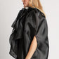 Organza Pussy Bow Blouse