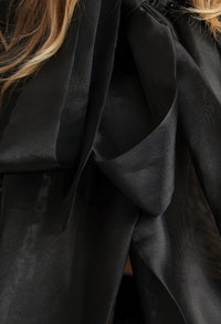 Organza Pussy Bow Blouse
