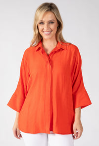 Guadalupe Linen Look Blouse