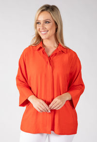 Guadalupe Linen Look Blouse