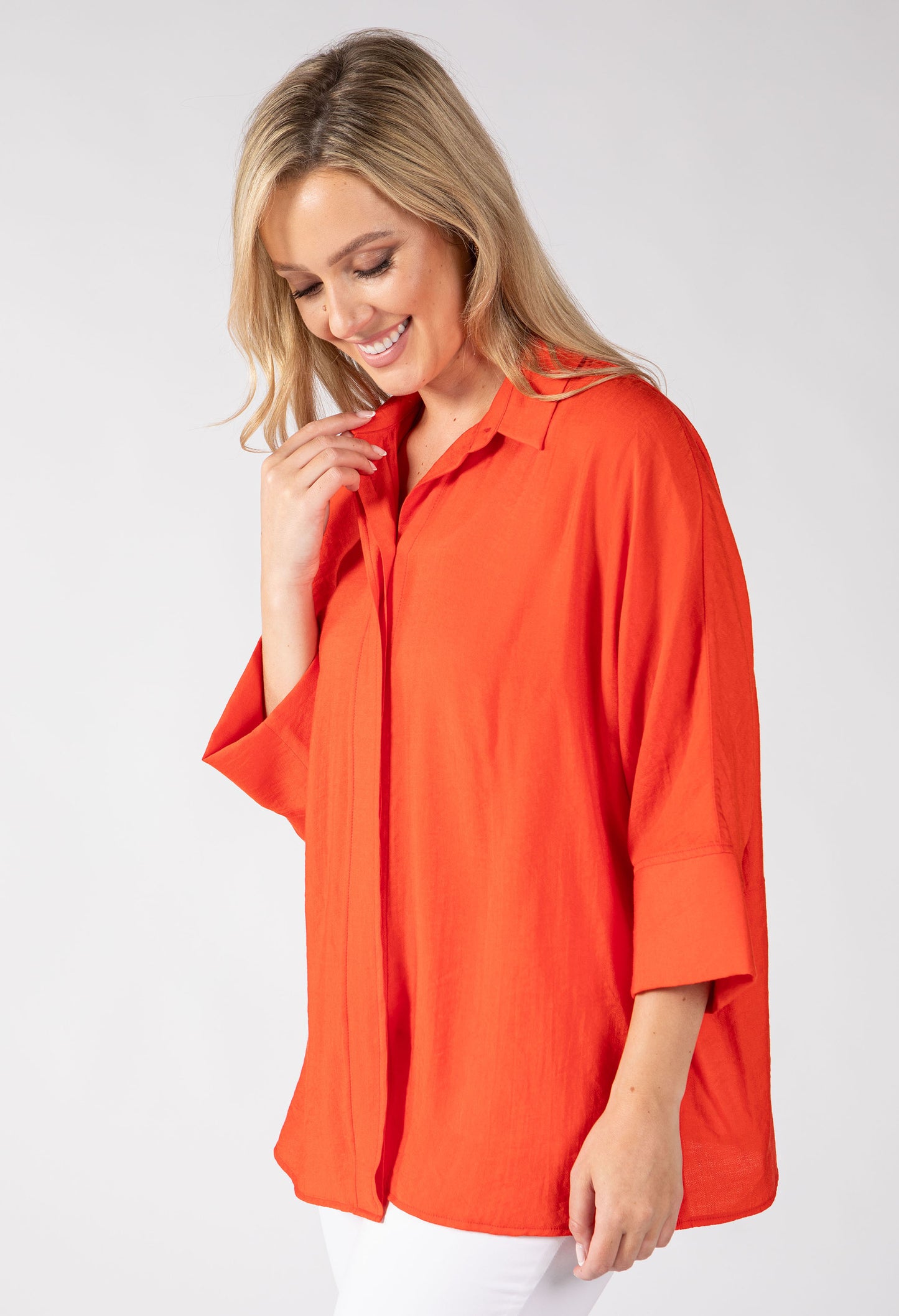 Guadalupe Linen Look Blouse