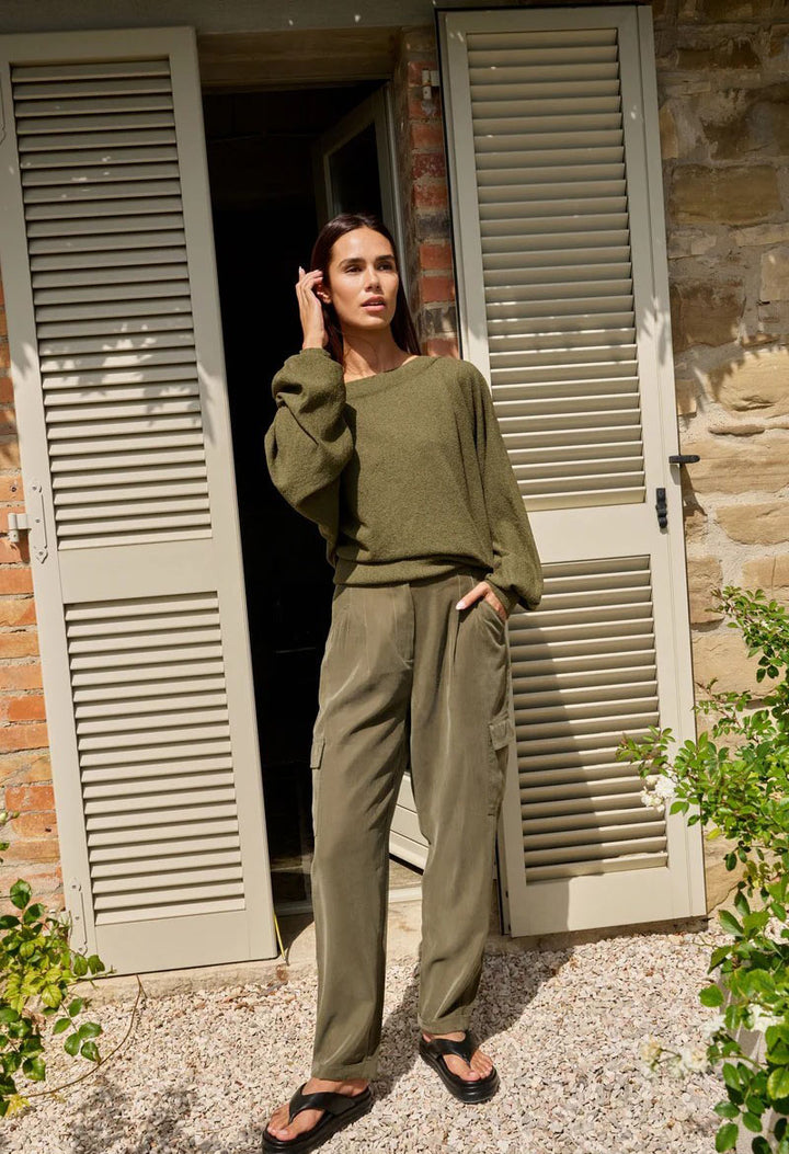 Straight Cargo Trousers