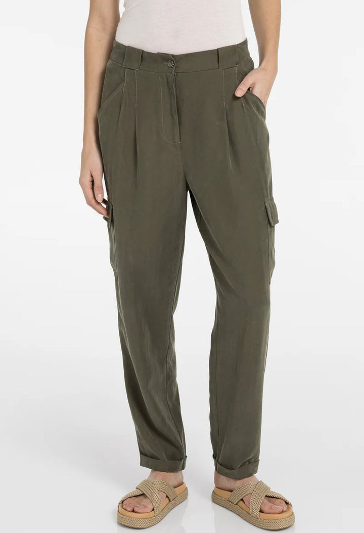 Straight Cargo Trousers
