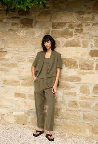 Straight Cargo Trousers