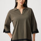 Contrast Blouse