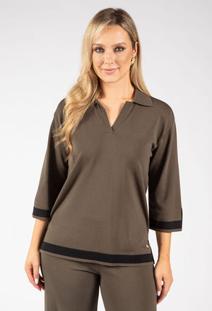 Contrast Blouse