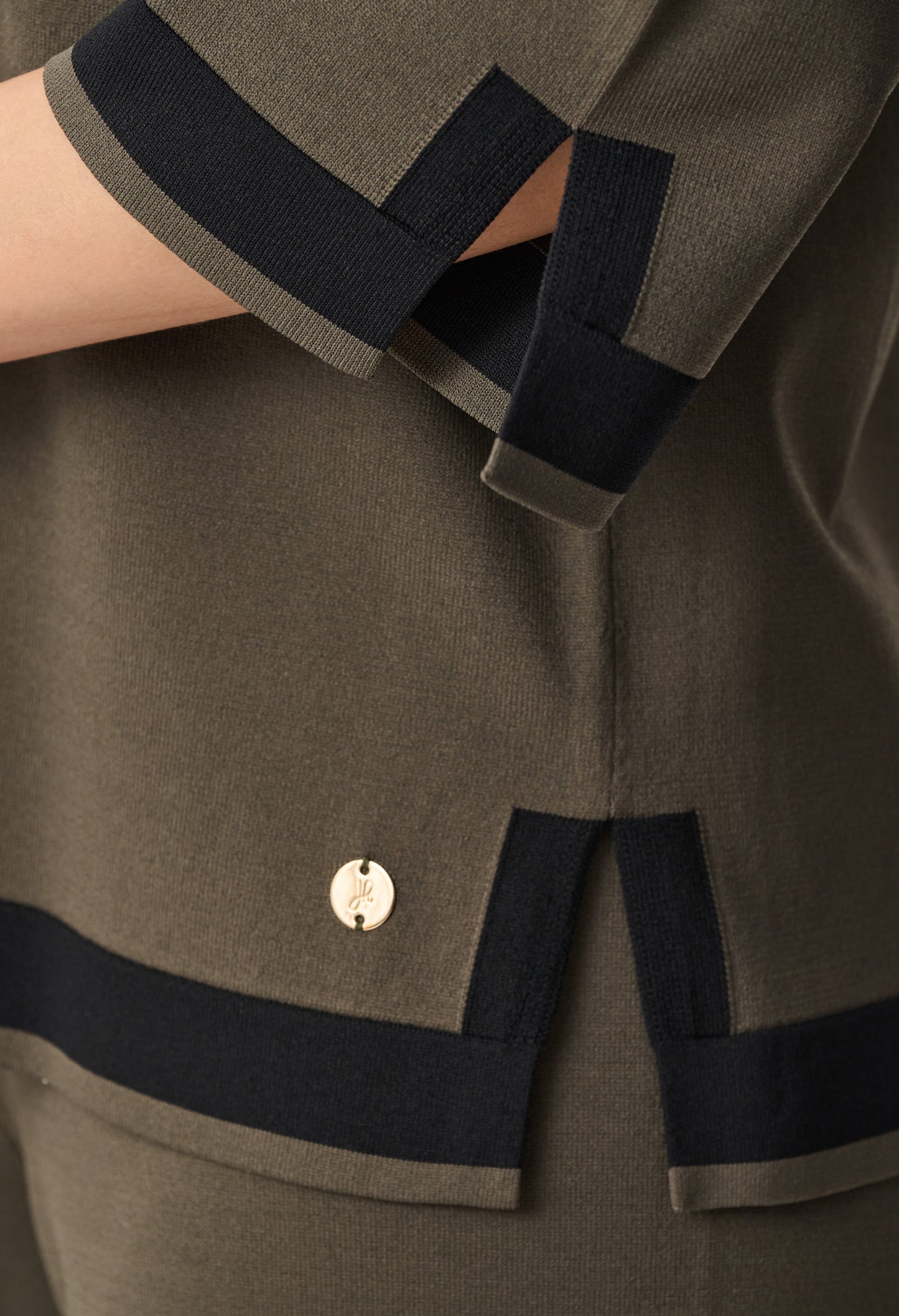 Contrast Blouse