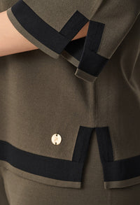 Contrast Blouse