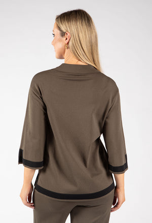 Contrast Blouse
