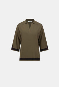 Contrast Blouse
