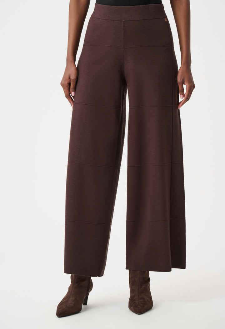 Wide Leg Knit Trousers