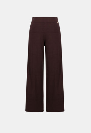 Wide Leg Knit Trousers