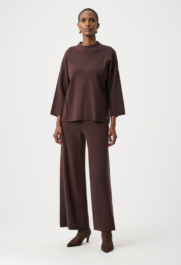 Wide Leg Knit Trousers