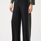 Contrast Wide Leg Trousers