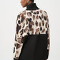 Leopard Print Zipper Jacket