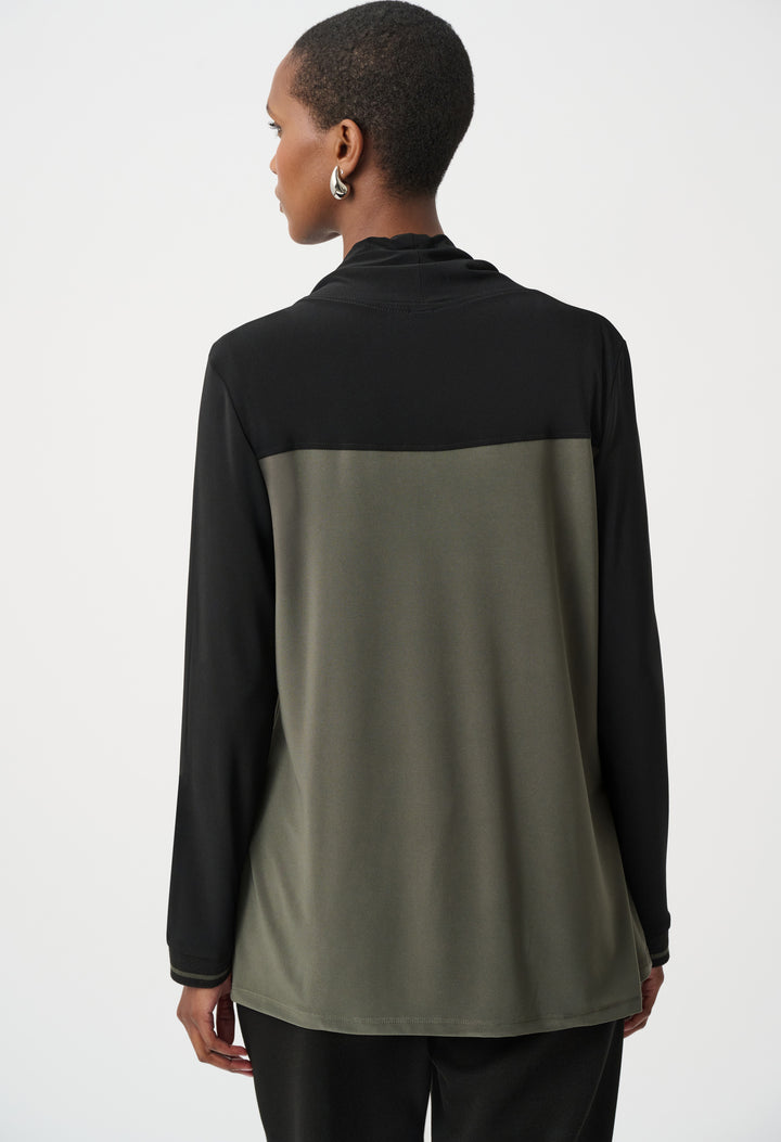 Casual Cowl Neck Pullover