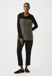Casual Cowl Neck Pullover