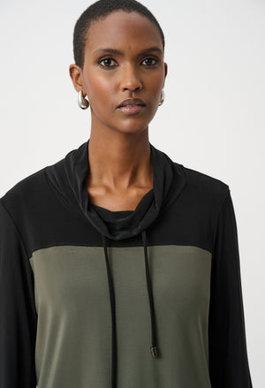 Casual Cowl Neck Pullover