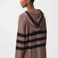 Hooded Striped Pullover