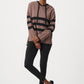 Hooded Striped Pullover