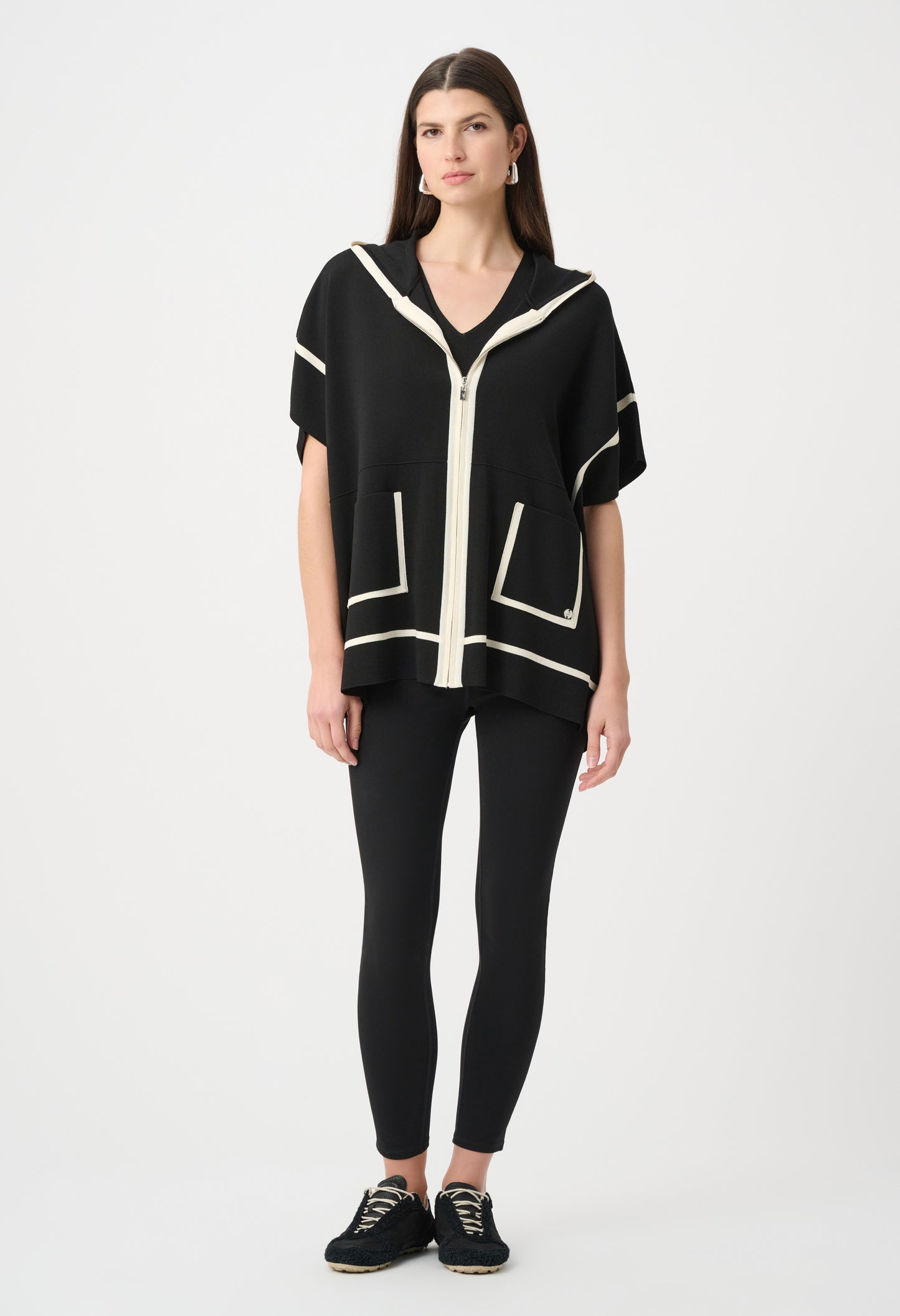 Hooded Zipper Casual Jacket