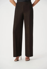 Sparkle Knit Wide Leg Trousers