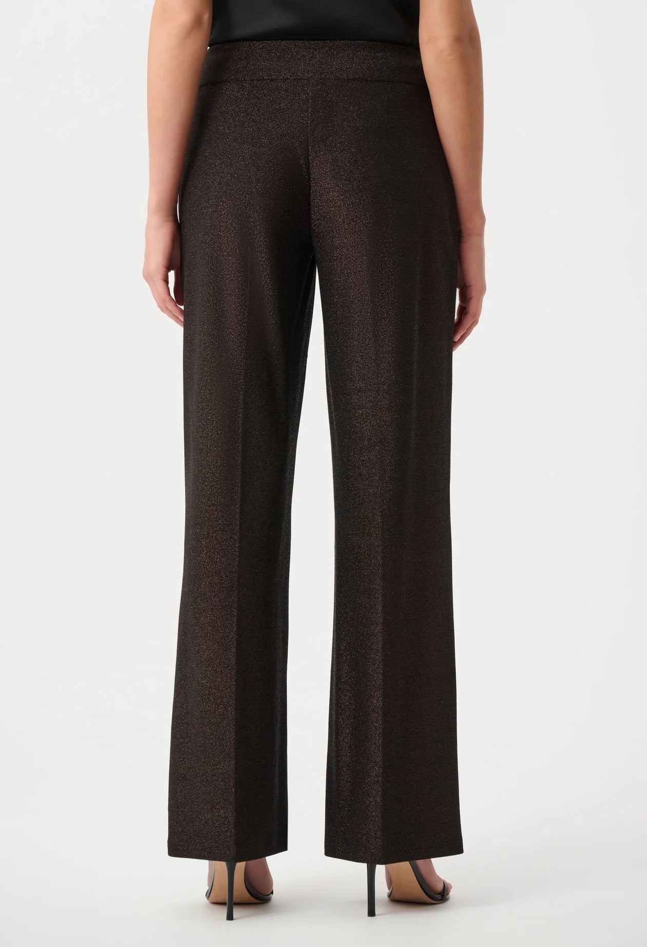 Sparkle Knit Wide Leg Trousers