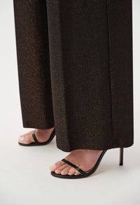 Sparkle Knit Wide Leg Trousers