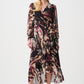 Animal Print Puff Sleeve Dress