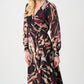 Animal Print Puff Sleeve Dress